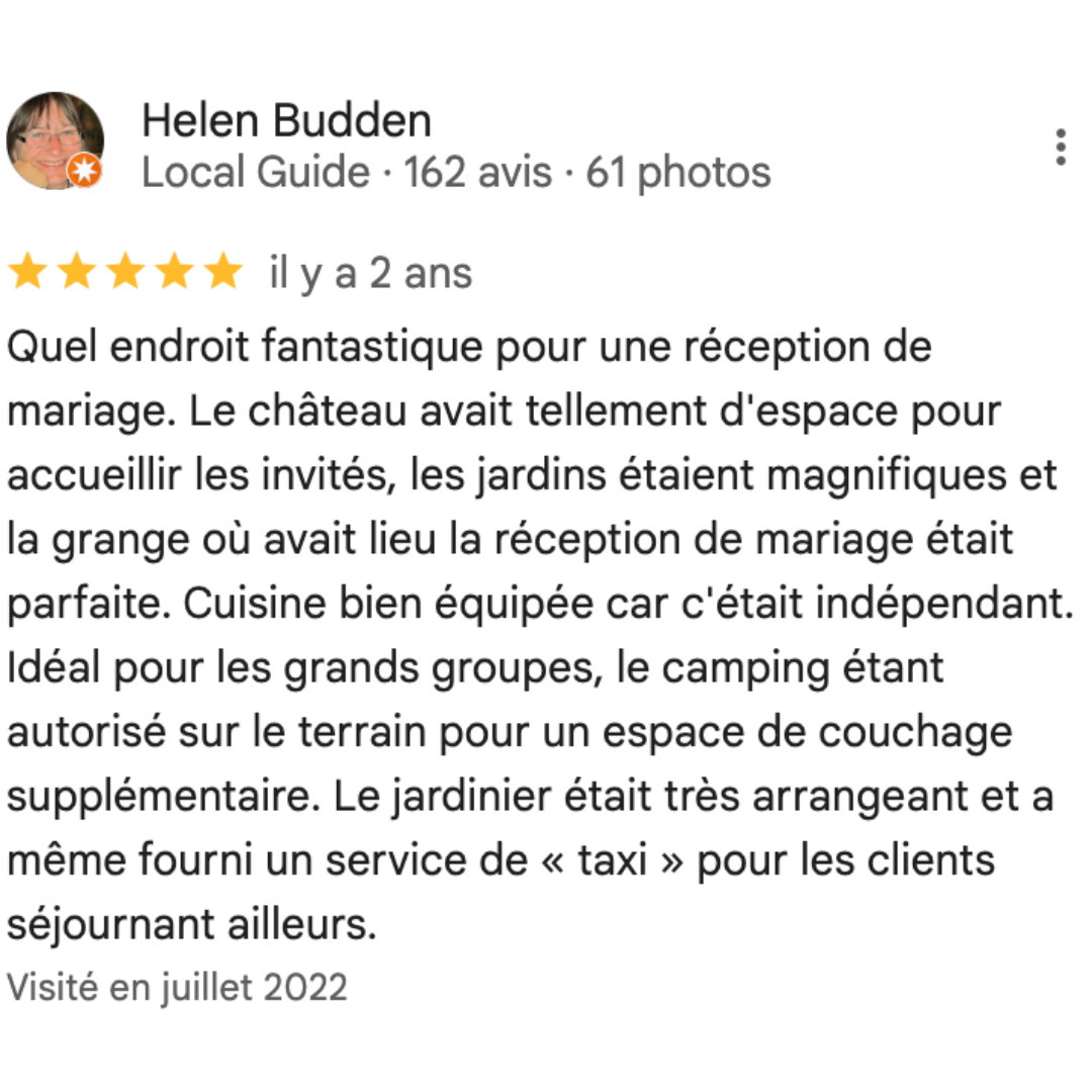 Chateau de montremy avis clients2